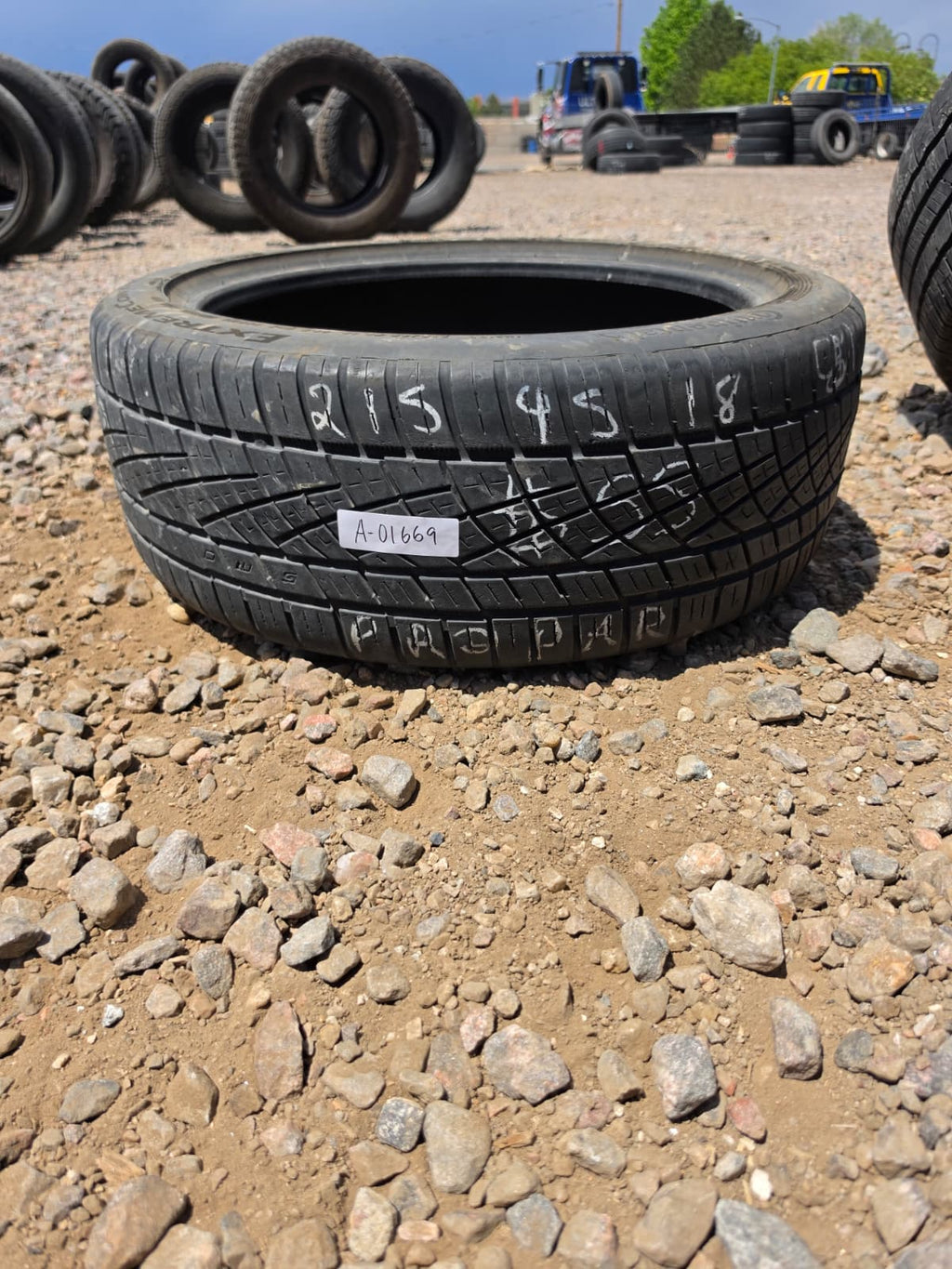 215/45ZR18 Single (1 Used Tire) Continental ExtremContact