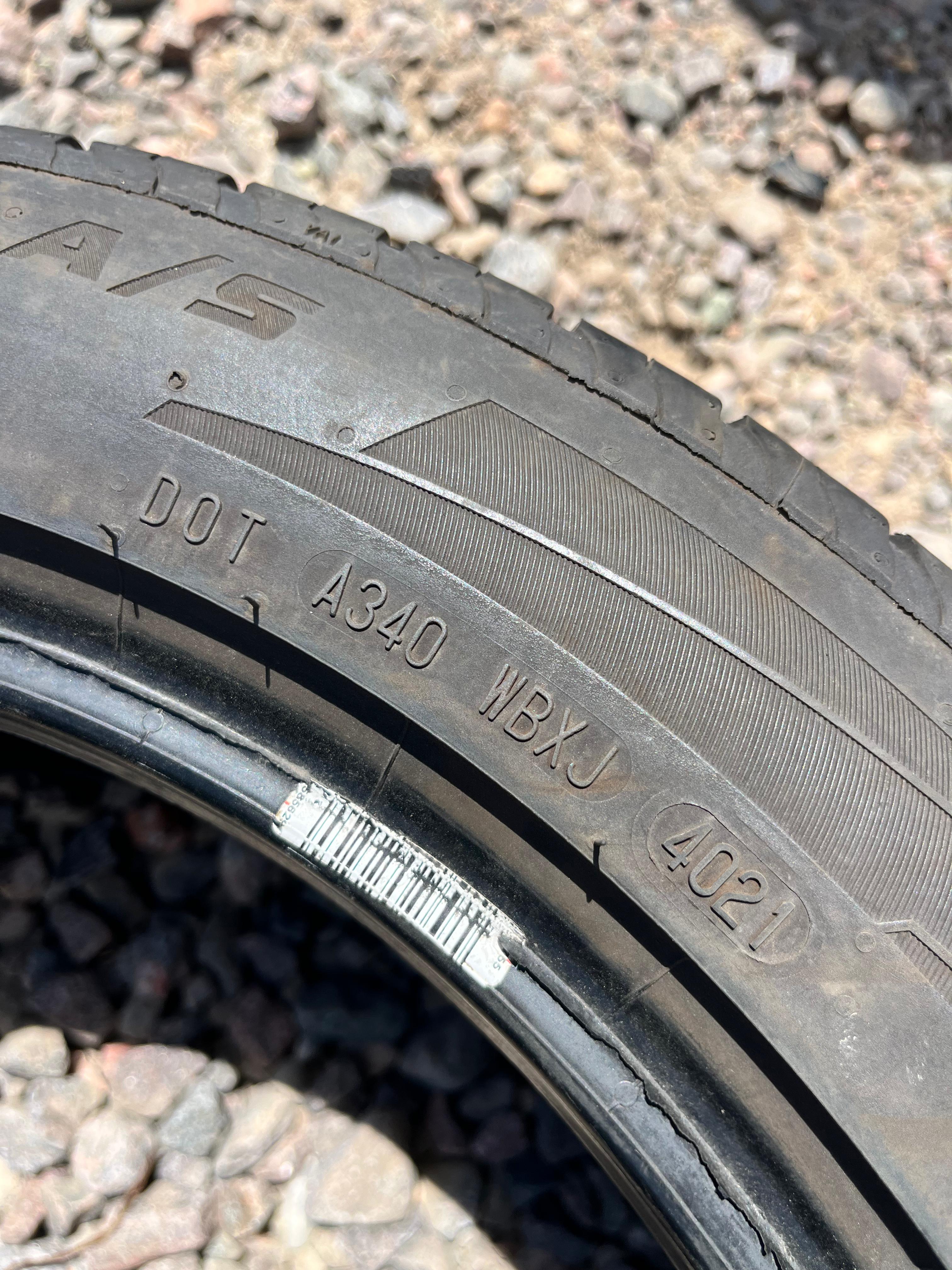 225/50R17 Single (1 Used Tire) General Exclaim HPR