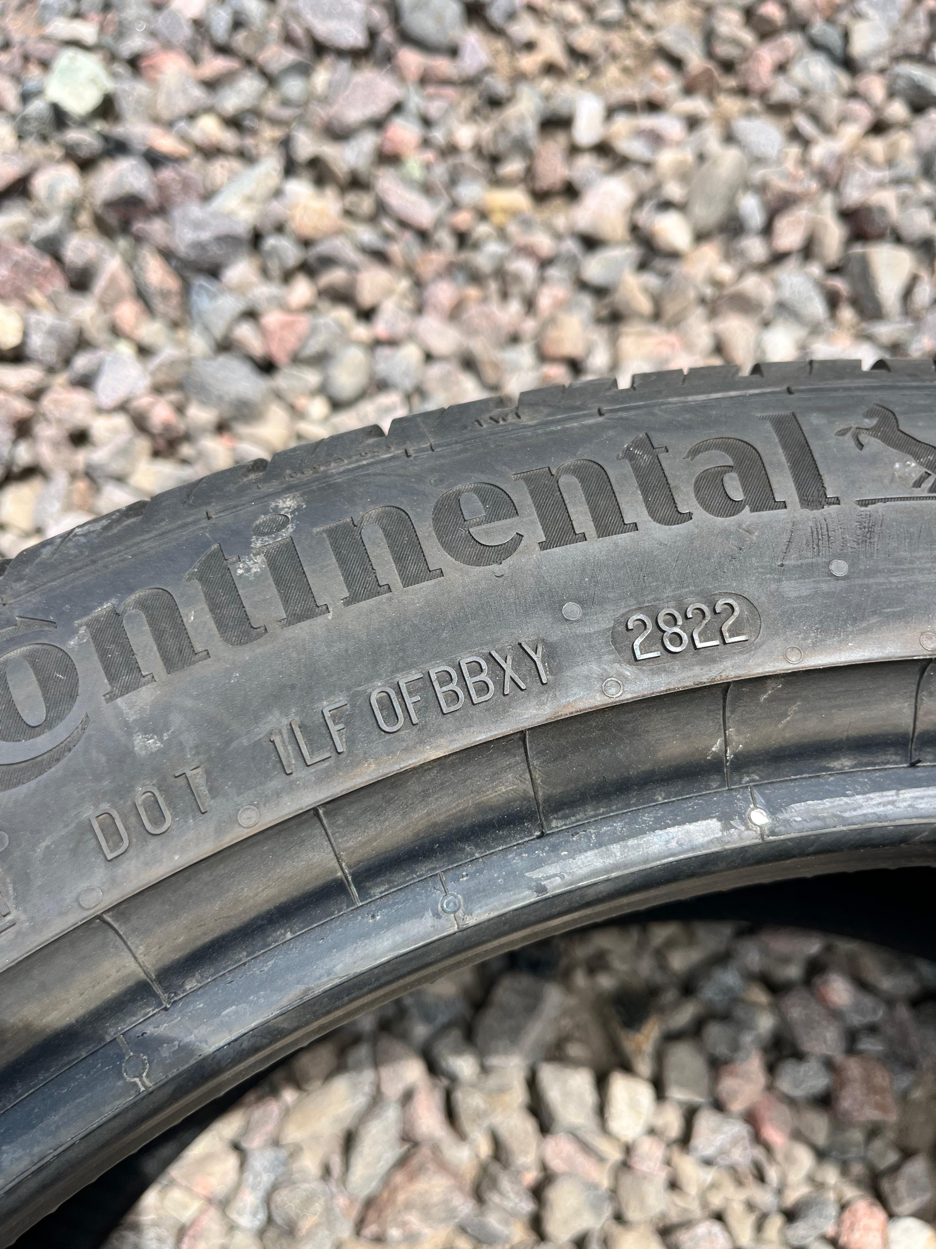 45/45ZR20 Single (1 Used Tire) Continental ControlContact