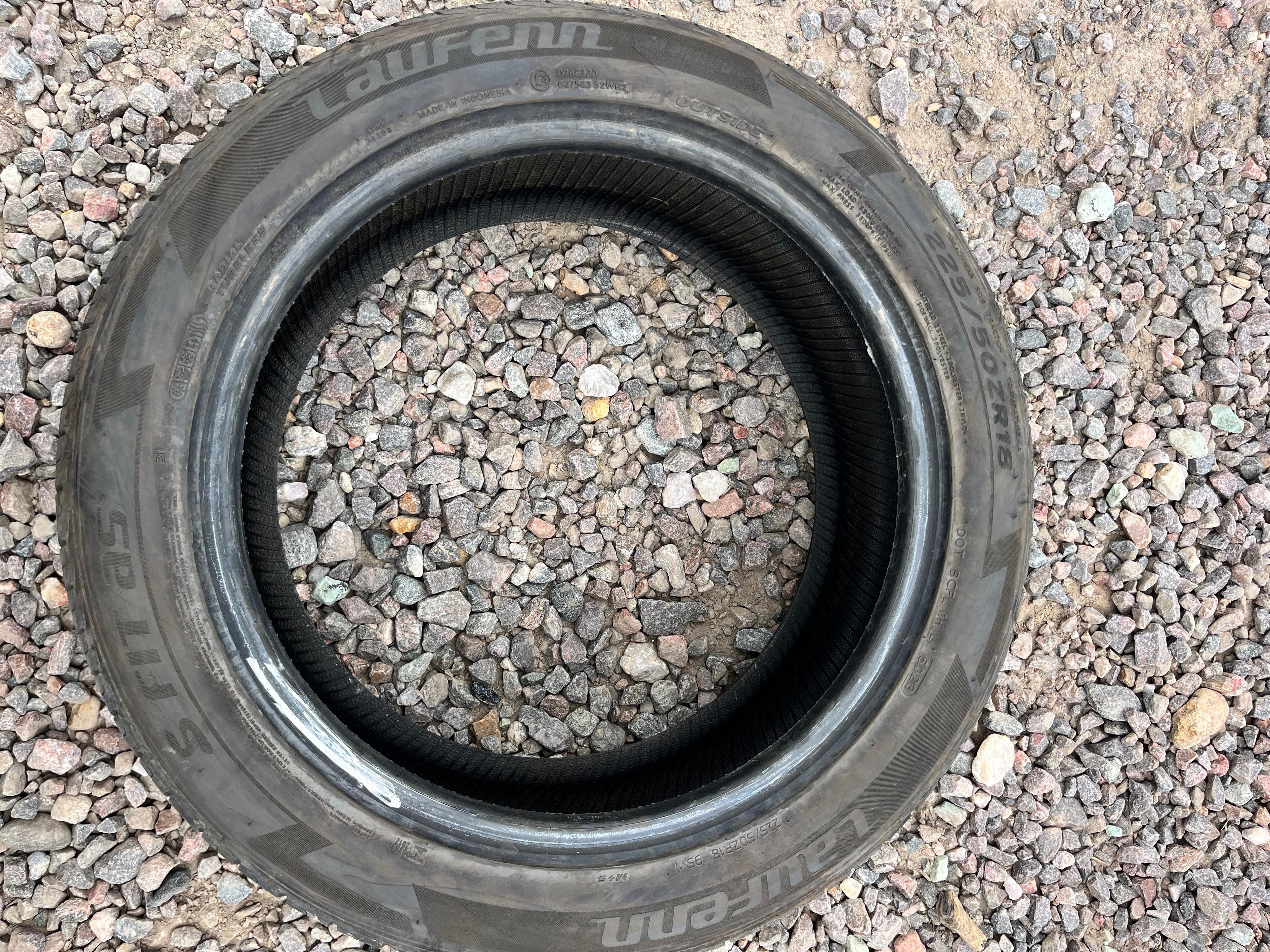 225/50ZR18 Single (1 Used Tire) Laufenn S FIT AS