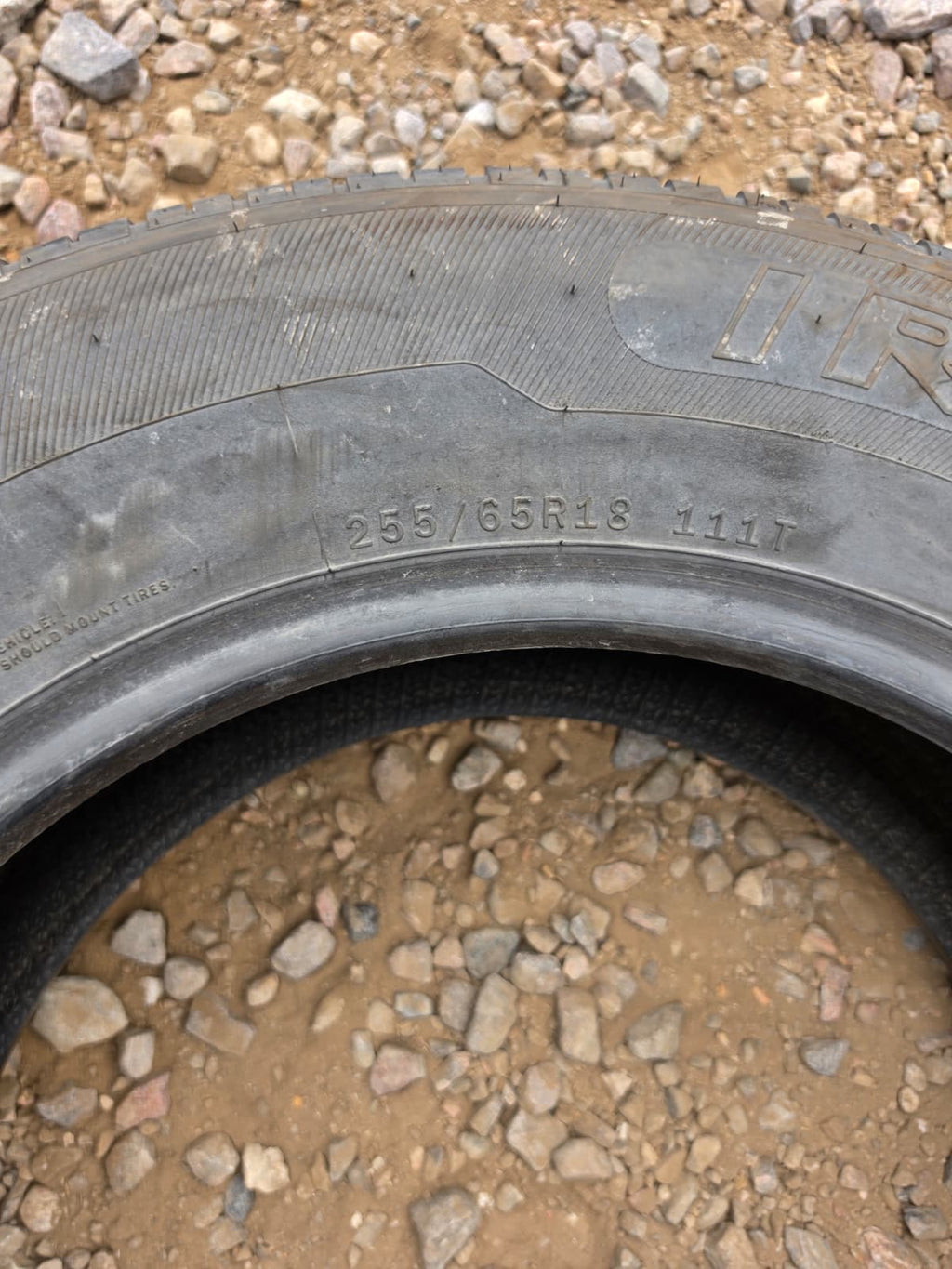 255/65R18 Single (1 Used Tire) IronMan RB-SUV