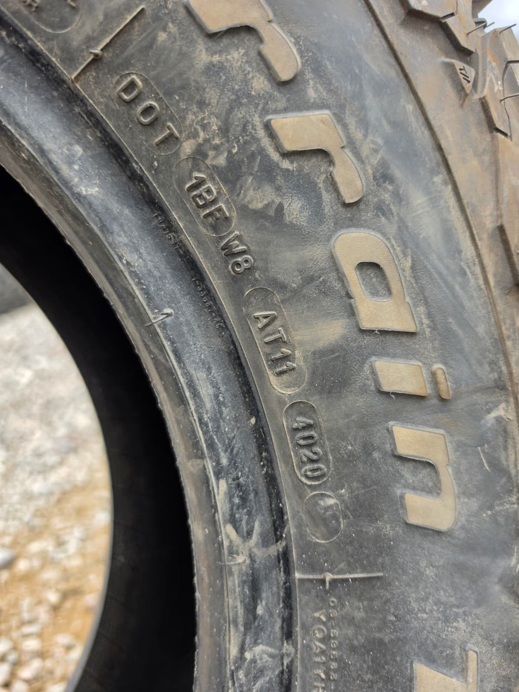 255/65R18 Single (1 Used Tire)  Bf Goodrich KO2