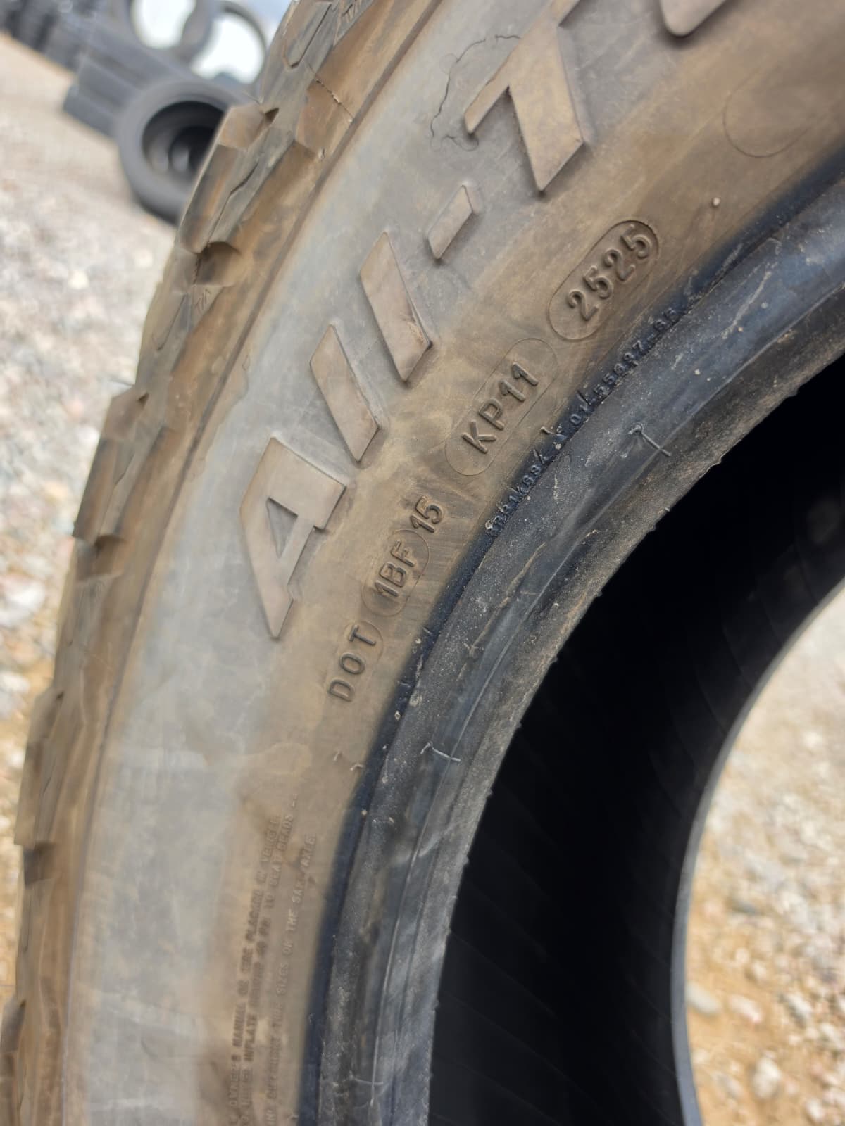 LT275/70R18  Single (1 Used Tire) Bf Goodrich KO3