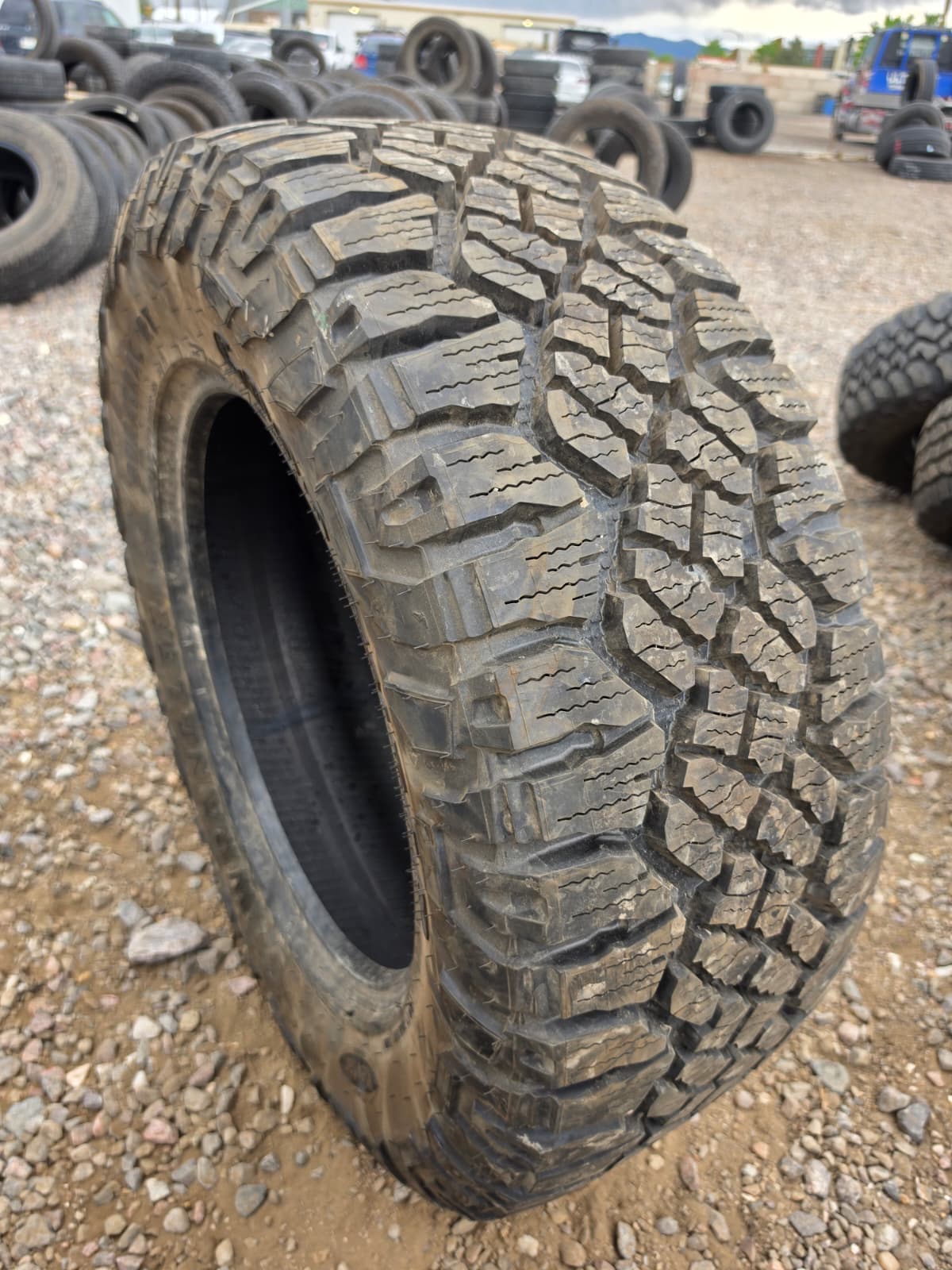 LT35X12.50R20 Single (1 Used Tire) Goodyear Wrangler DuraTrac RT