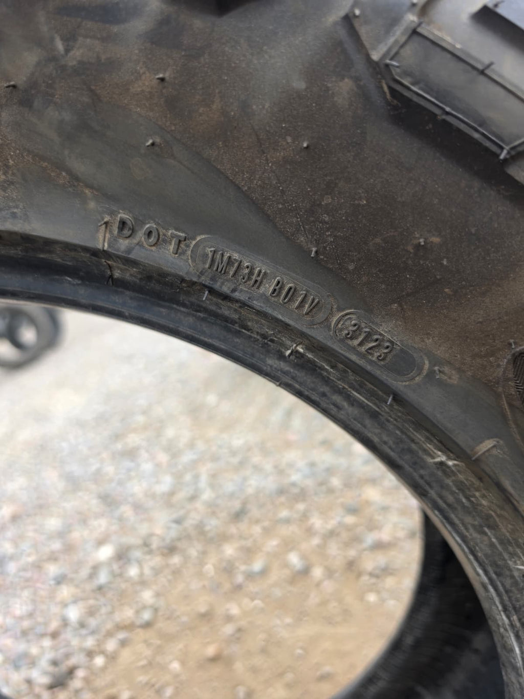 LT35X12.50R20 Single (1 Used Tire) Goodyear Wrangler DuraTrac RT