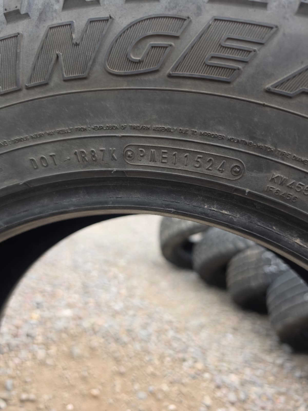 LT265/70R17  Single (1 Used Tire) Mazama Tires Open Country