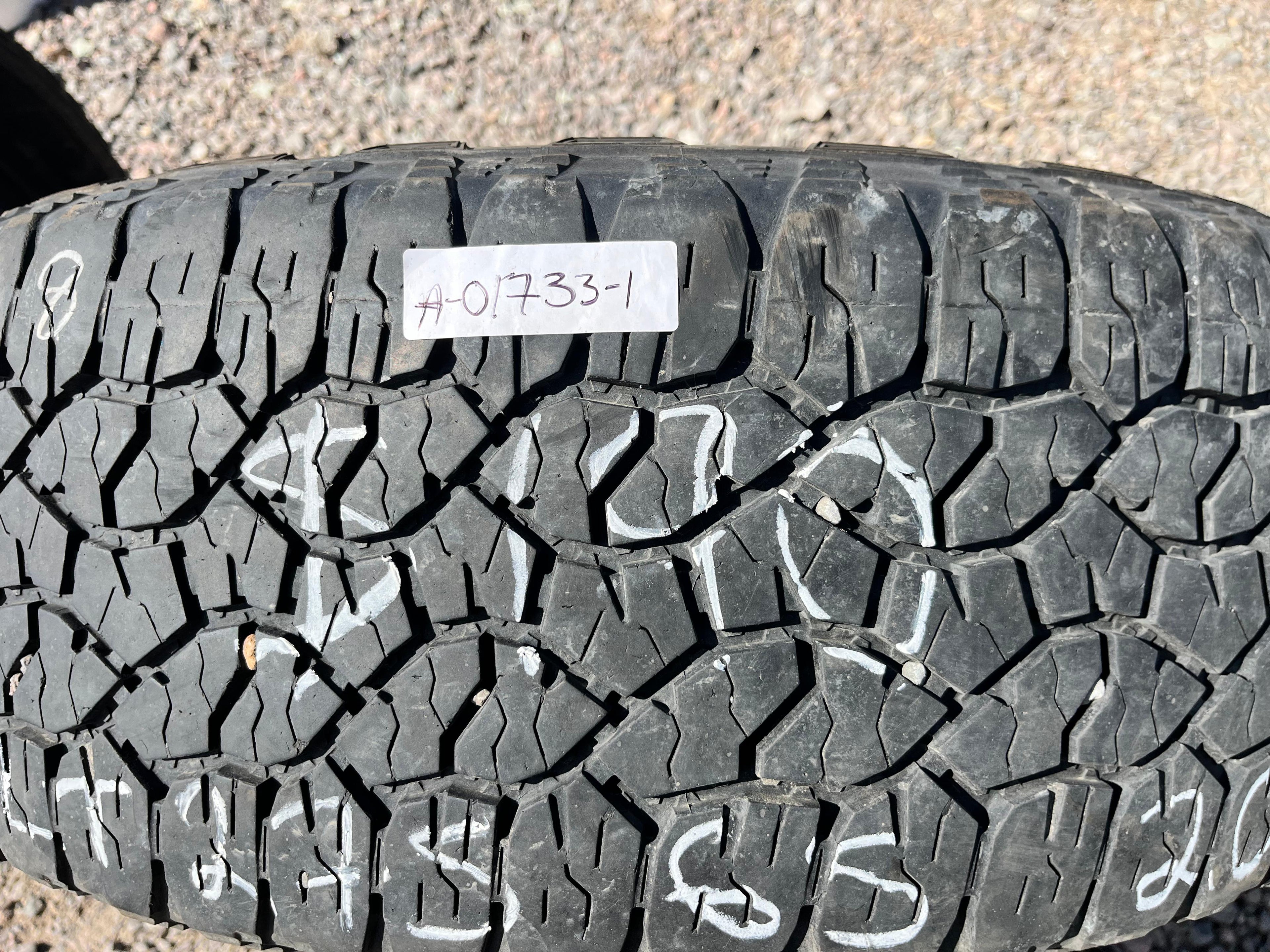LT275/65R20 Pair (2 Used Tires) Goodyear (TrailRunnerAT)