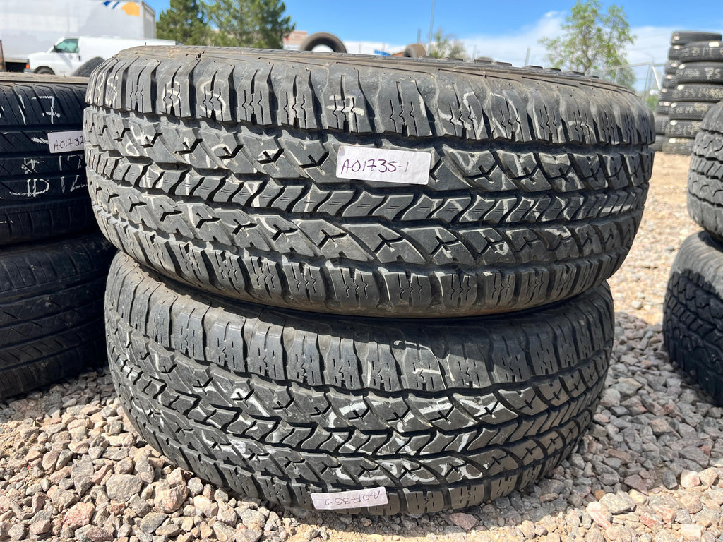 235/65R17 Pair (2 Used Tires) Sailun Terramax