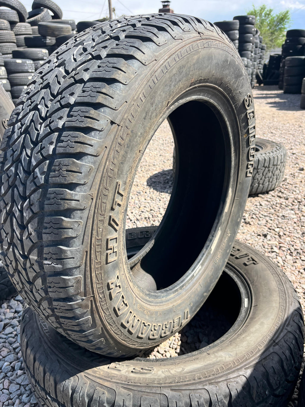 235/65R17 Pair (2 Used Tires) Sailun Terramax