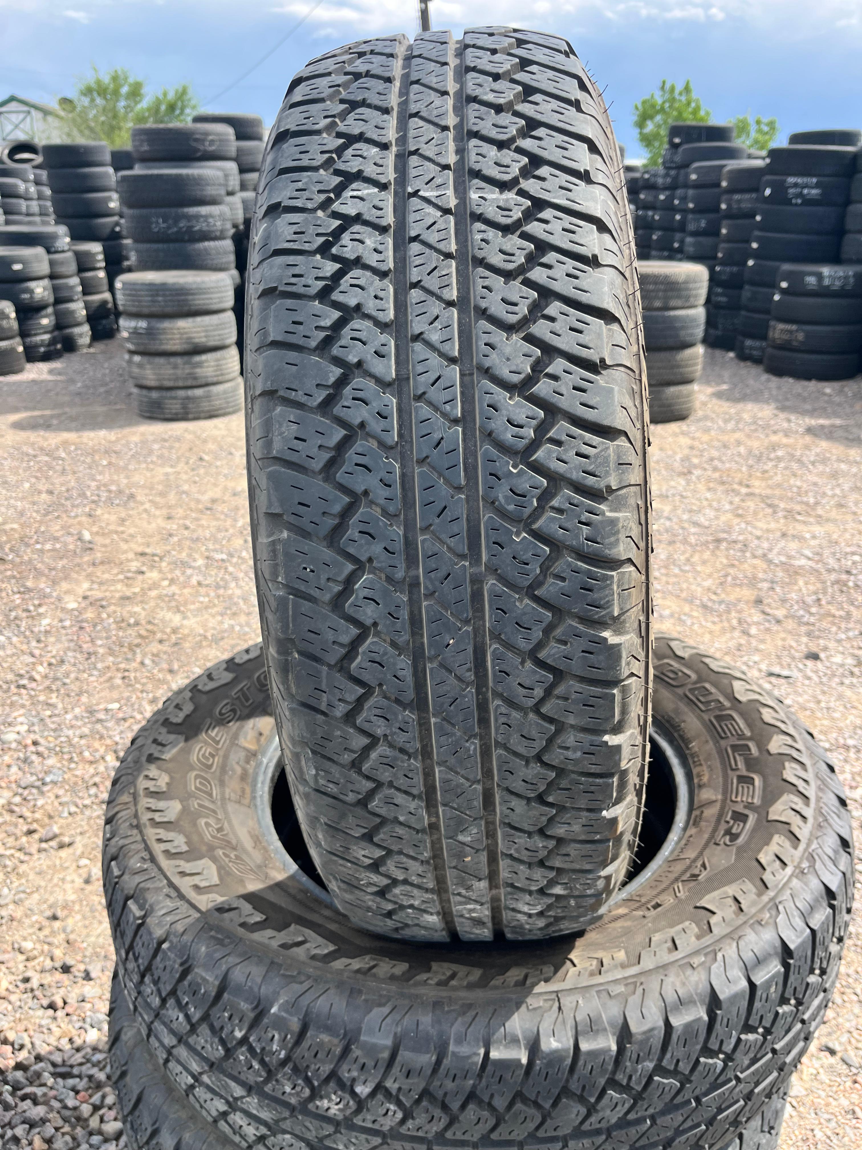 LT255/70R18 Set (4 Used Tires) Bridgestone Dueler