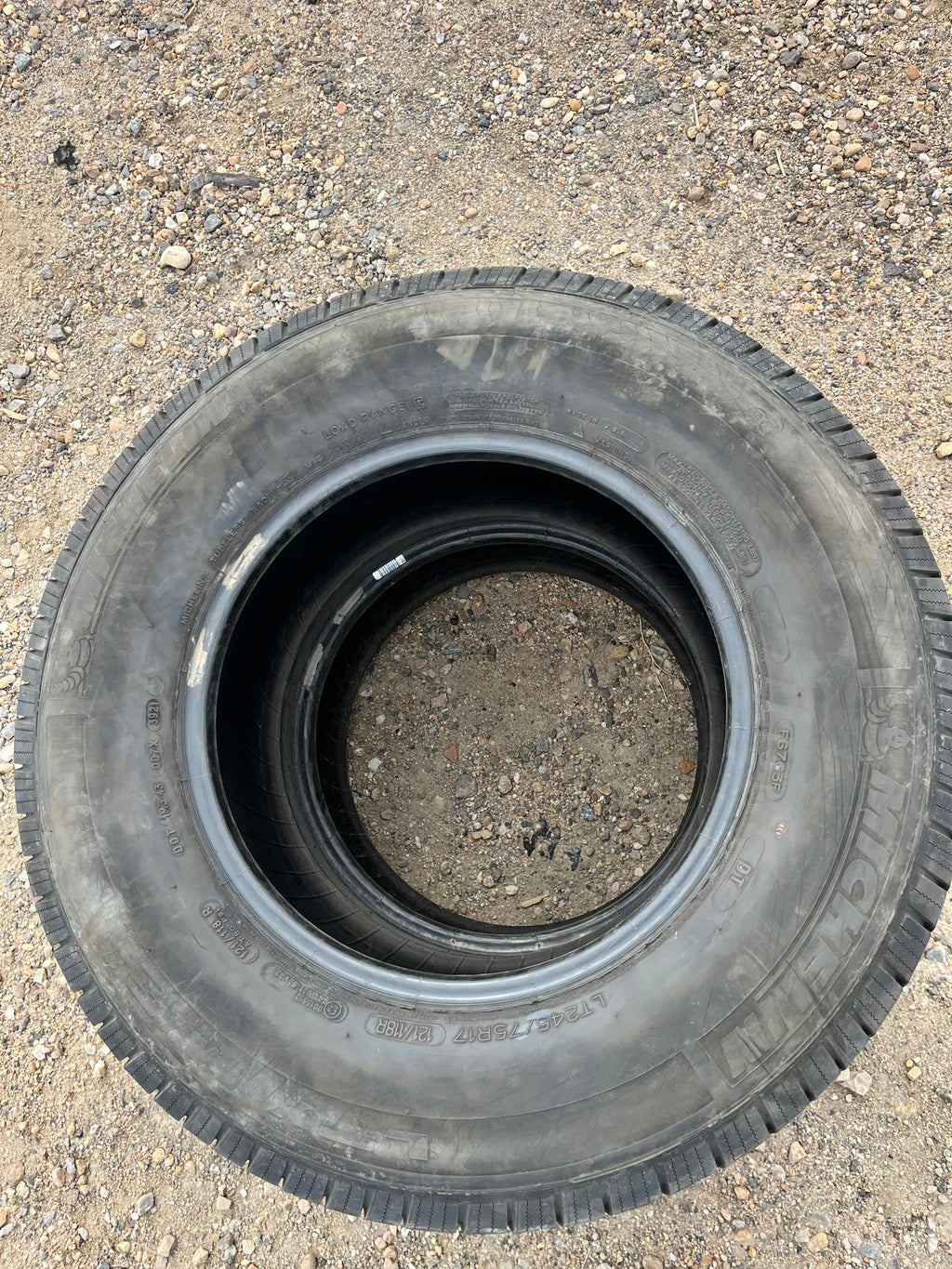 LT245/75R17 Pair (2 Used Tires) Michelin LTX