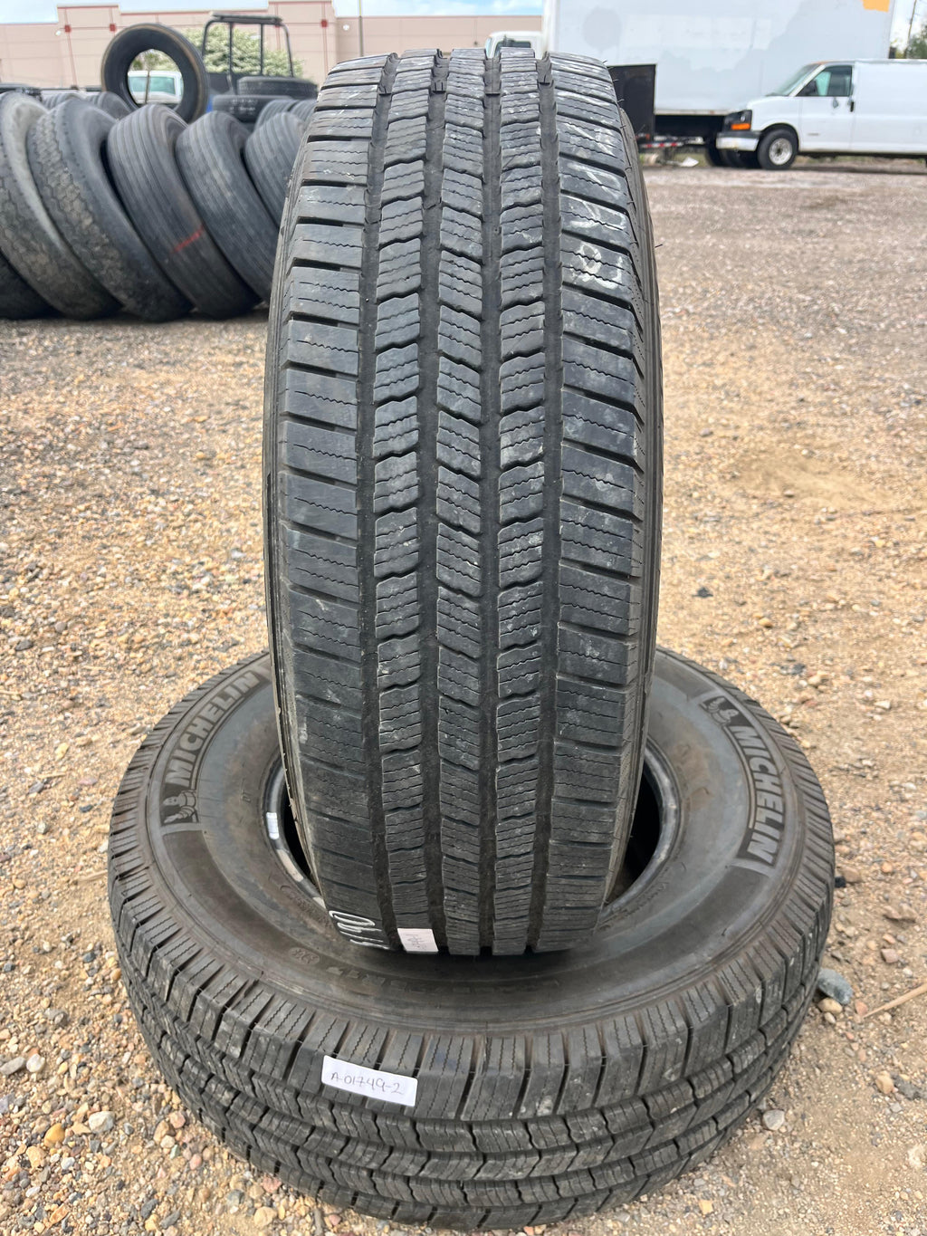 LT245/75R17 Pair (2 Used Tires) Michelin LTX