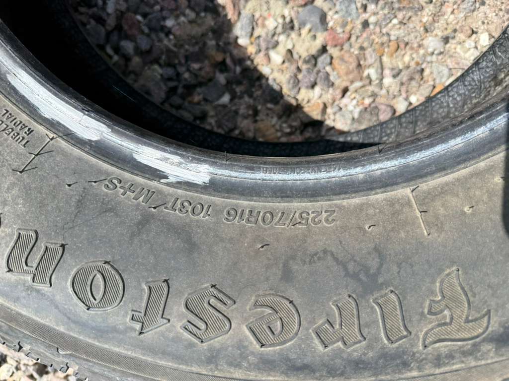 225/70R16 Single (1 Used Tire) Firestone Destination LE2