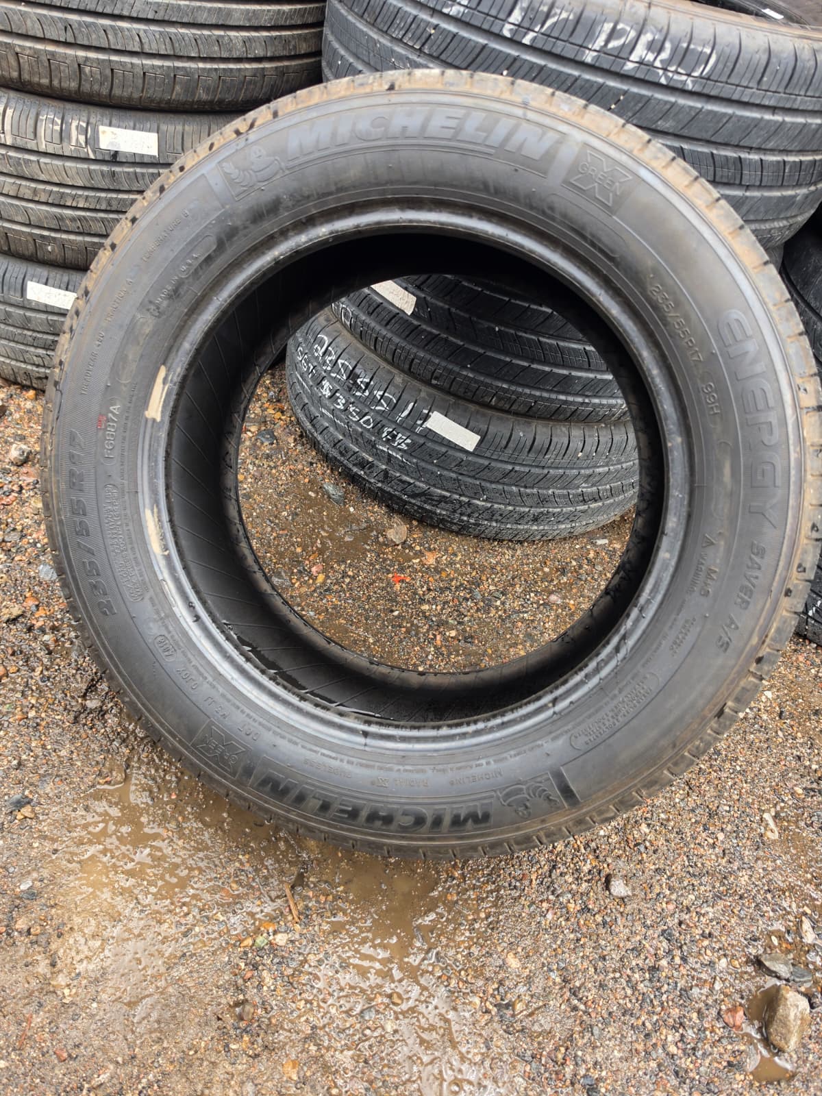 235/55R17 Set (4 Used Tires) Michelin Energy Saver