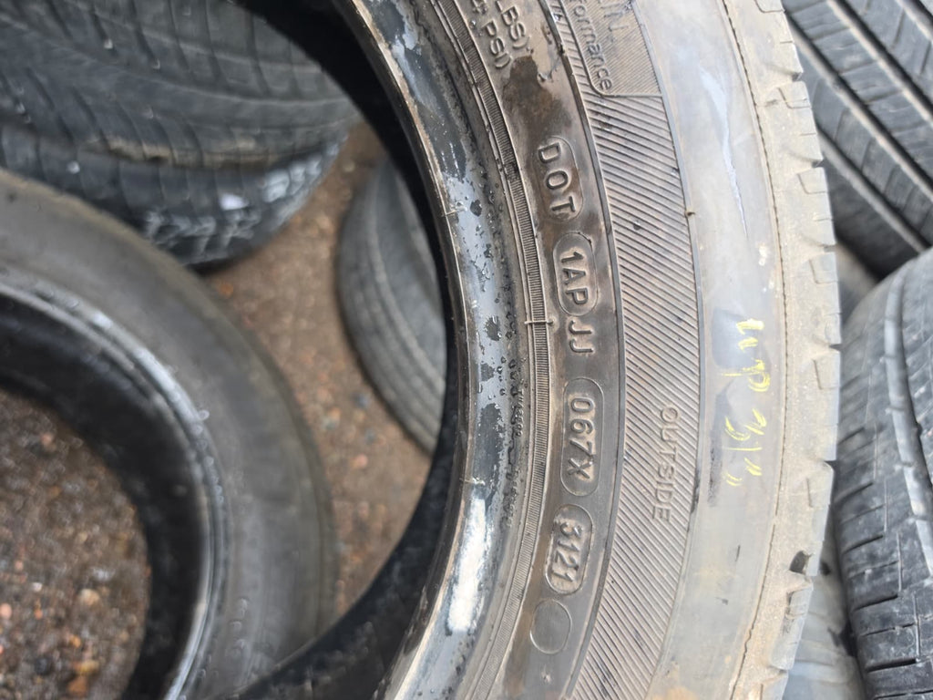 235/55R17 (3 Used Tires) Michelin Defender