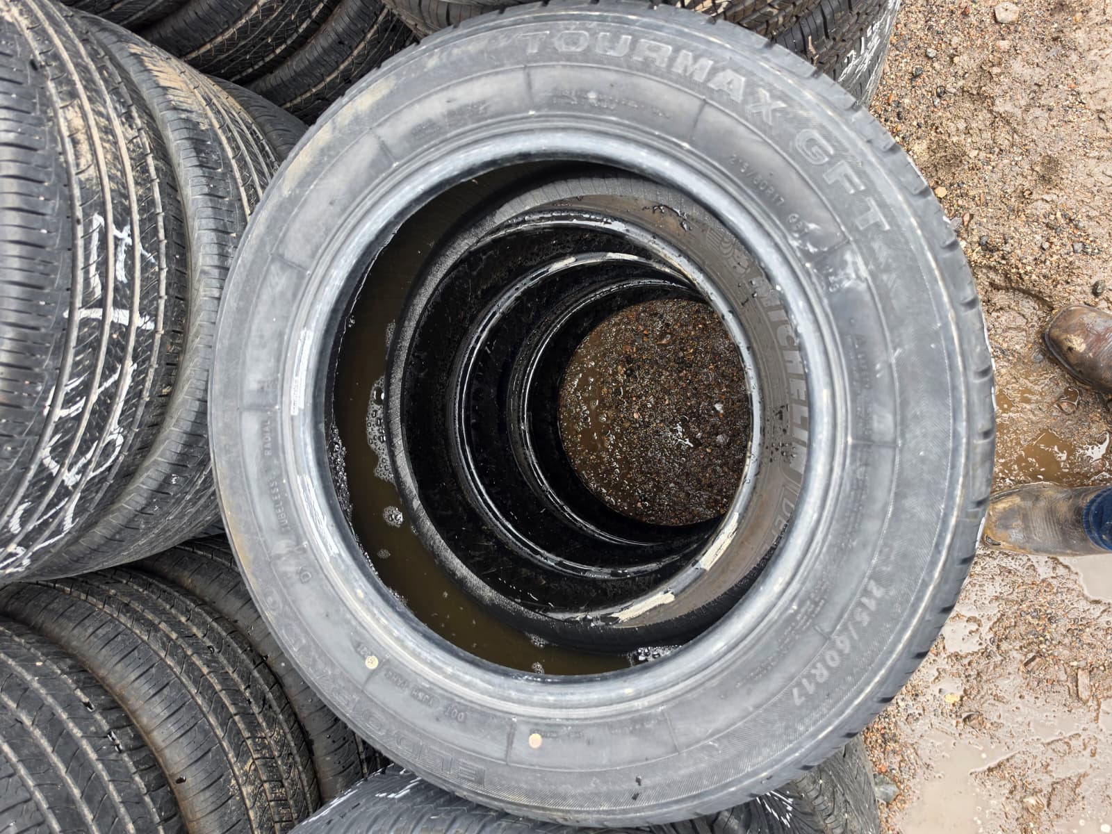 215/60R17 Pair (2 Used Tires) Eldorado TourMax GFT
