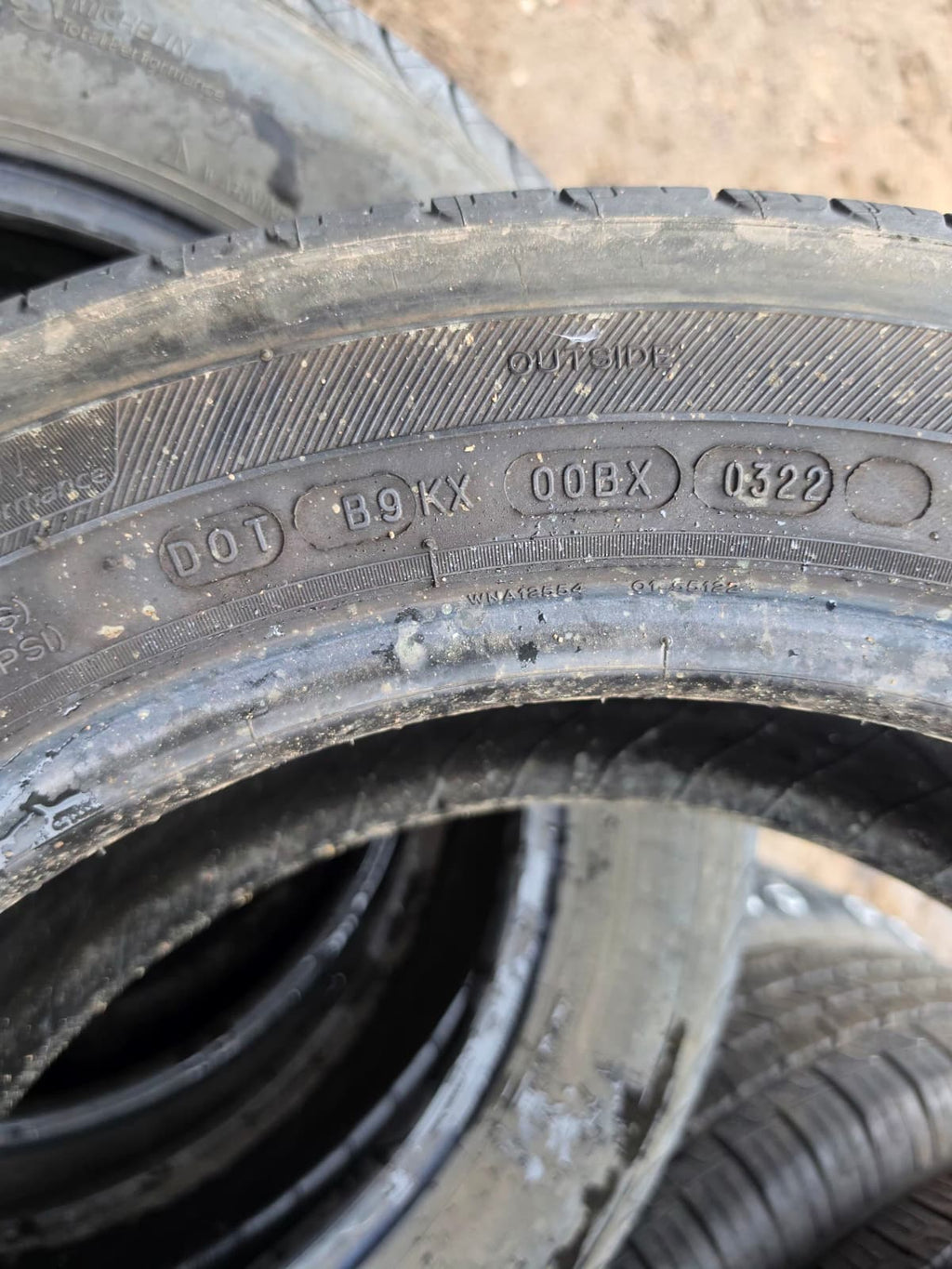 215/60R17 Set (4 Used Tires) Michelin Defender