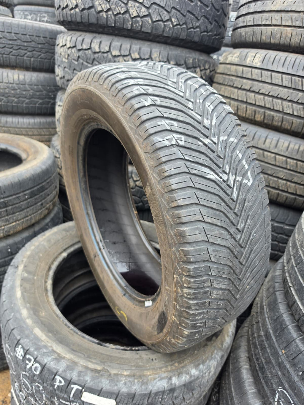 225/60R17 (3 Used Tires) Michelin Cross Climate2