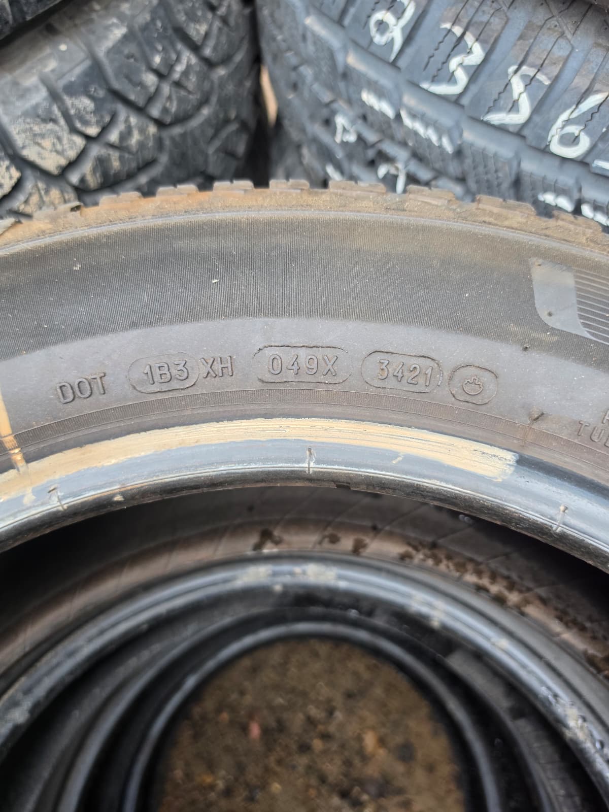 225/60R17 (3 Used Tires) Michelin Cross Climate2