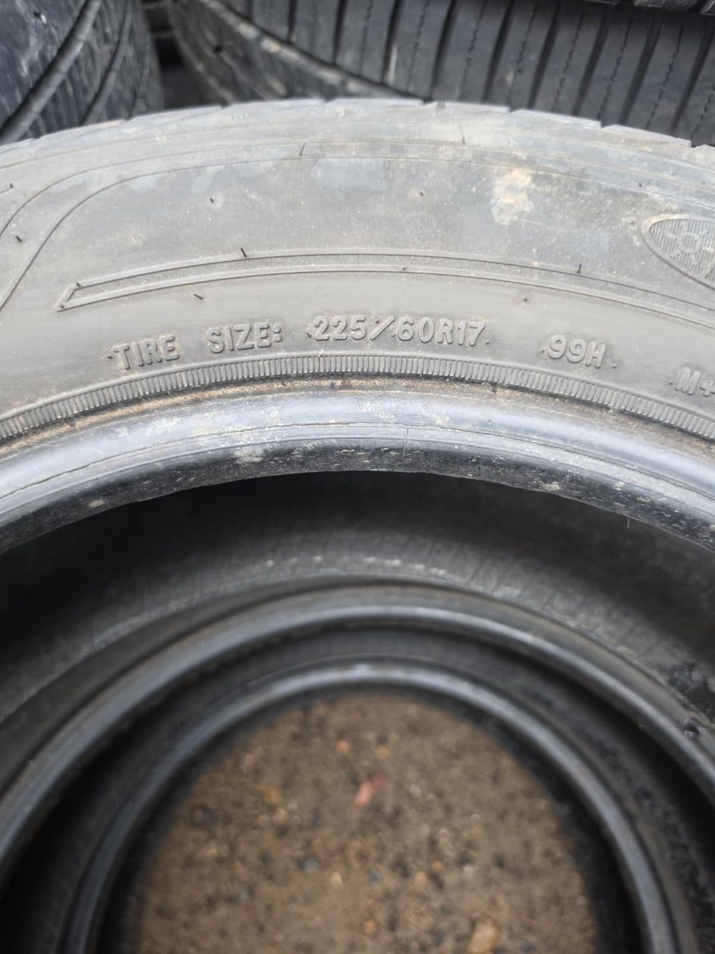225/60R17 (3 Used Tires) Goodyear Assurance