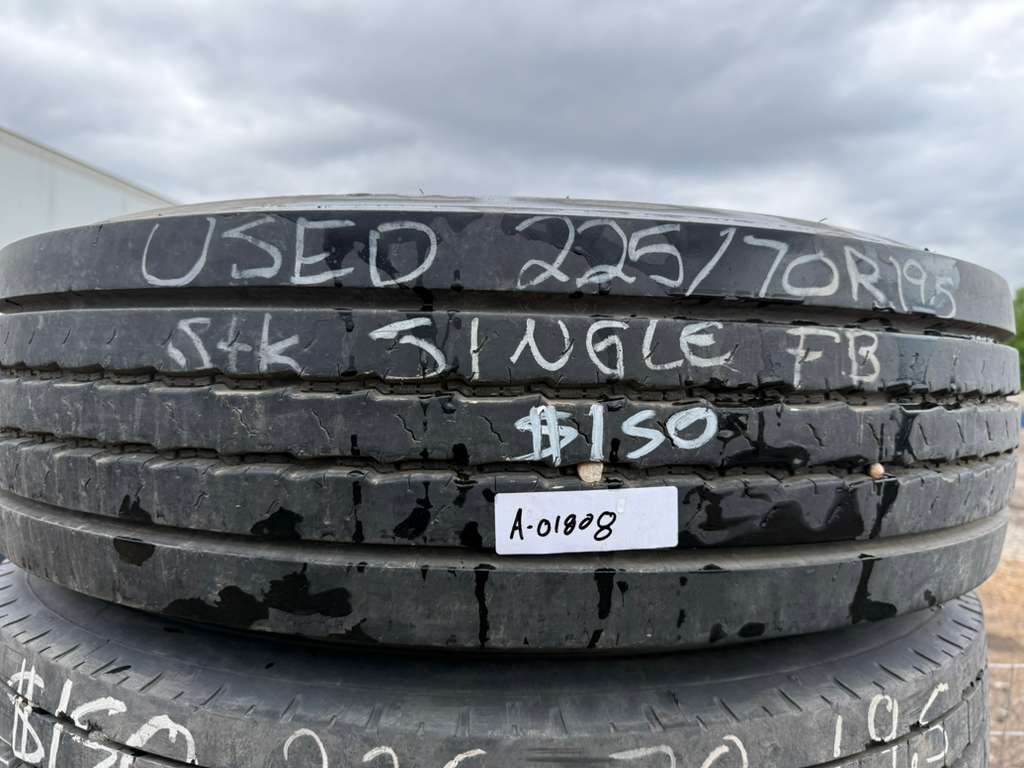225/70R19.5 Single (1 Used Tire) Goodyear Endurance RSA