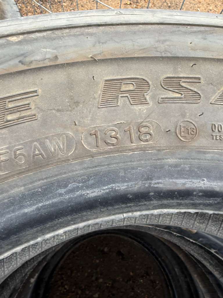 225/70R19.5 Single (1 Used Tire) Goodyear Endurance RSA