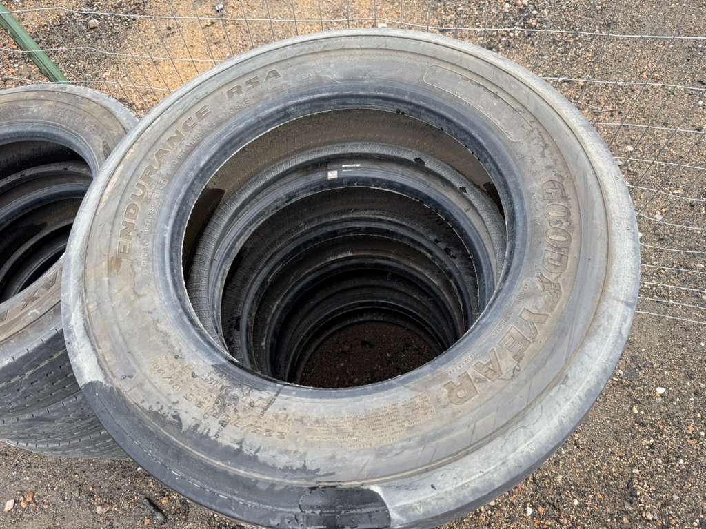 225/70R19.5 Single (1 Used Tire) Goodyear Endurance RSA