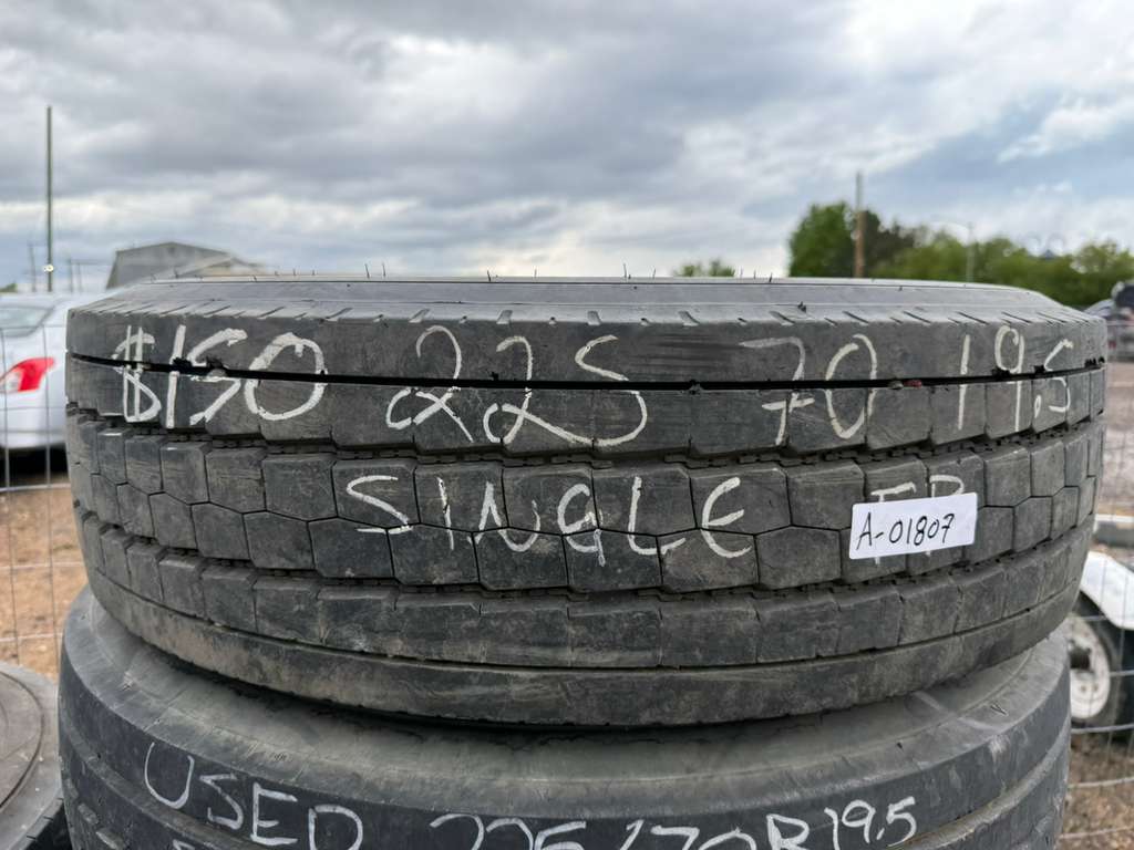 225/70R19.5 Single (1 Used Tire) Goodyear G64T RSS