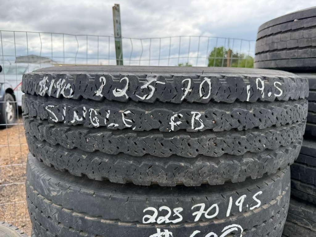 225/70R19.5 Single (1 Used Tire) Firestone Transforce AT2