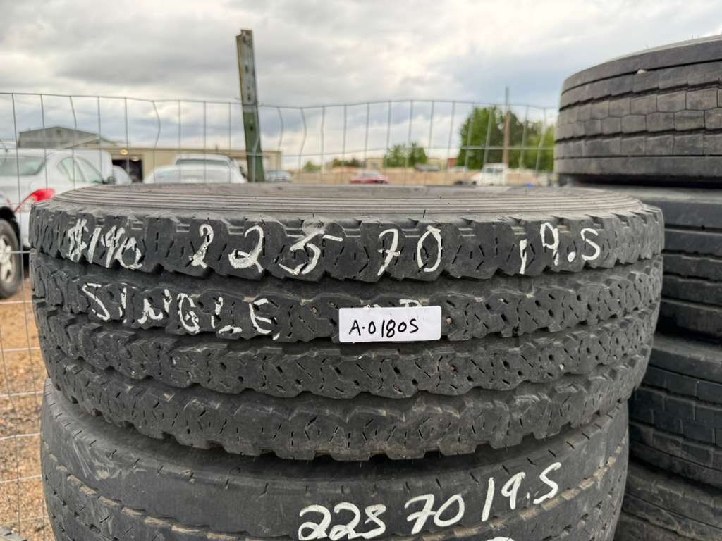 225/70R19.5 Single (1 Used Tire) Firestone Transforce AT2