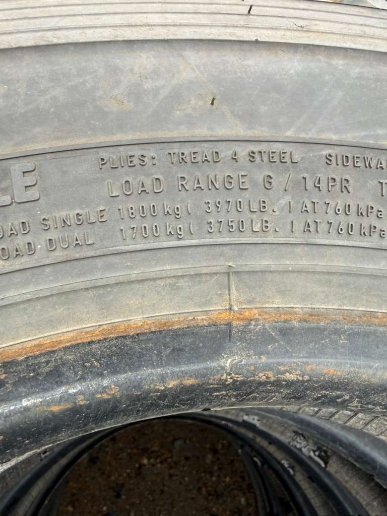 225/70R19.5 Single (1 Used Tire) Firestone Transforce AT2