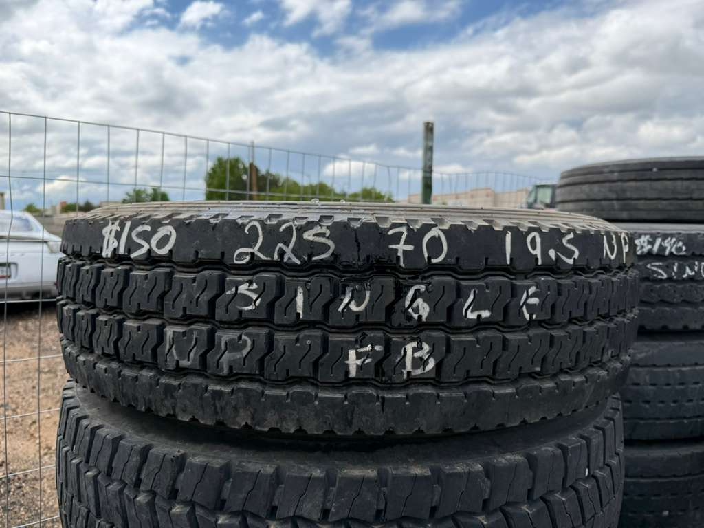 225/70R19.5 Single (1 Used Tire) Ironman I-208