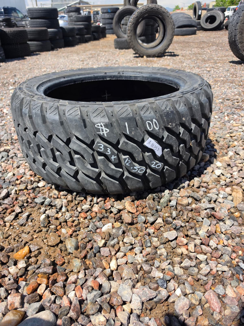 LT33×12.50R22 Single (1 Used Tire) Leao Lion Sport