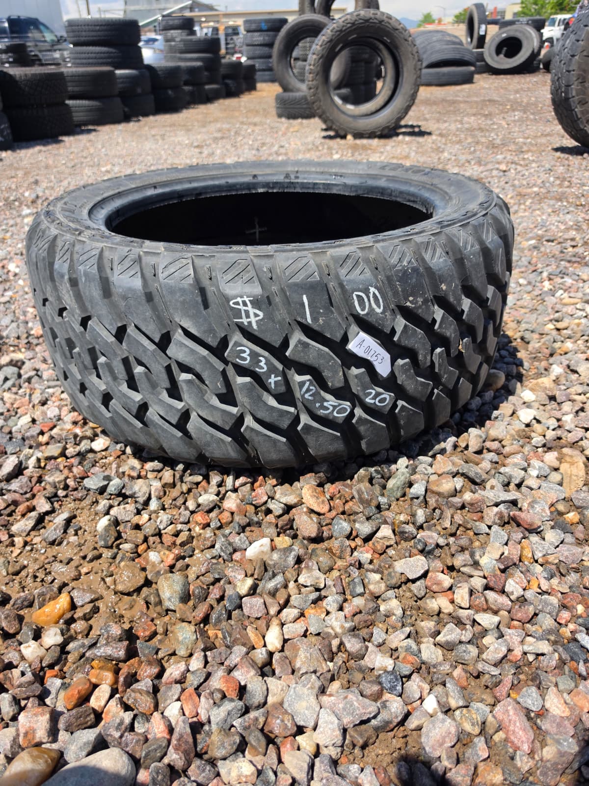 LT33×12.50R22 Single (1 Used Tire) Leao Lion Sport