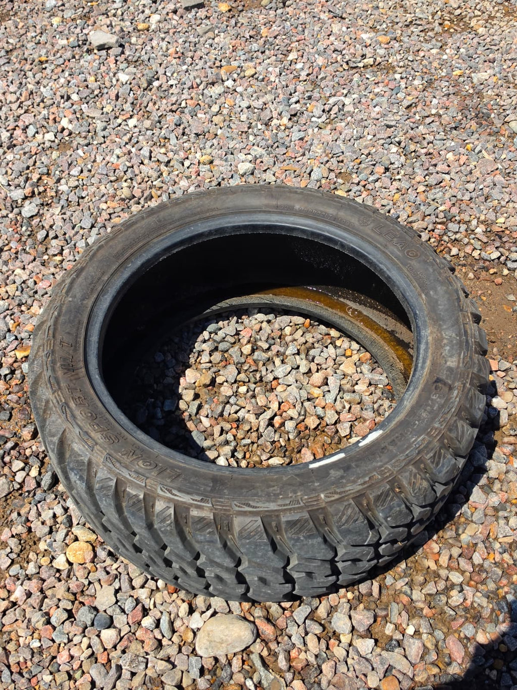 LT33×12.50R22 Single (1 Used Tire) Leao Lion Sport