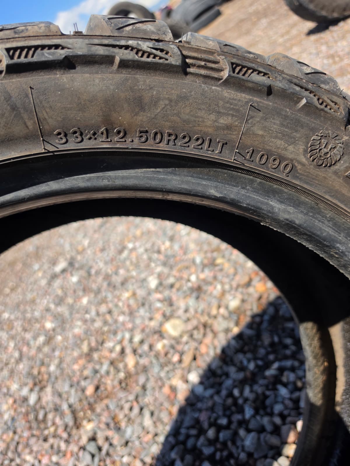 LT33×12.50R22 Single (1 Used Tire) Leao Lion Sport