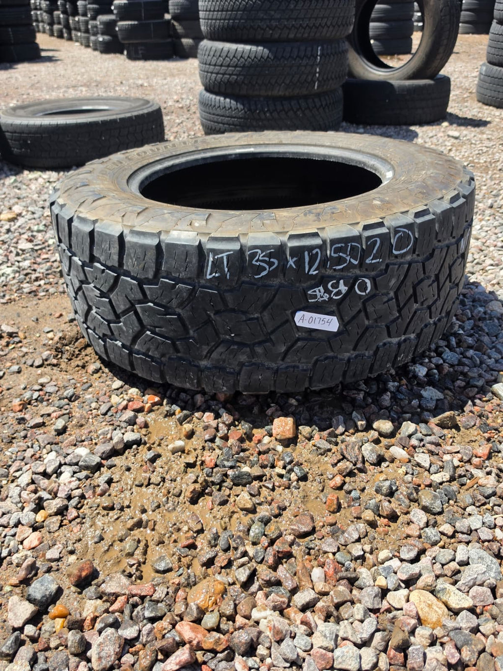 LT35×12.50R20 Single (1 Used Tire) Toyo Open Country