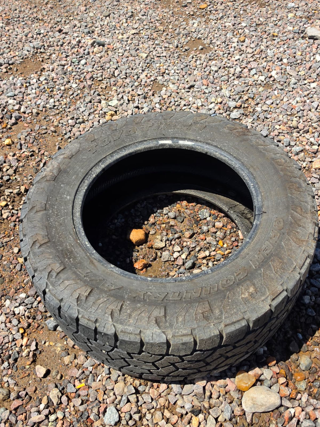 LT35×12.50R20 Single (1 Used Tire) Toyo Open Country