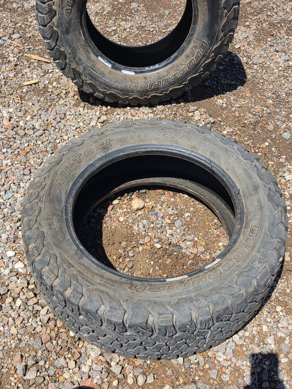 LT265/60R20 Single (1 Used Tire)BF Goodrich KO2