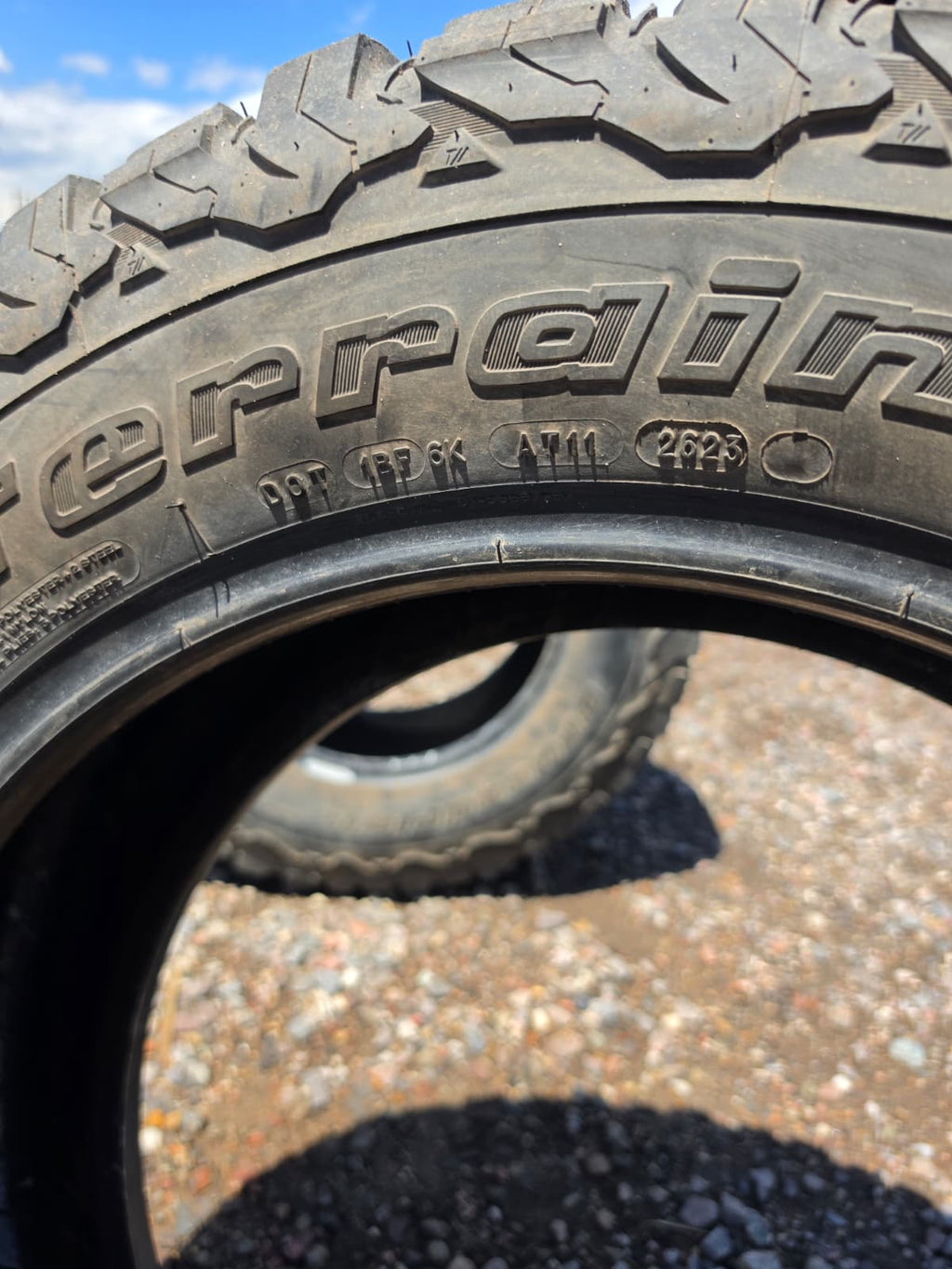LT265/60R20 Single (1 Used Tire)BF Goodrich KO2