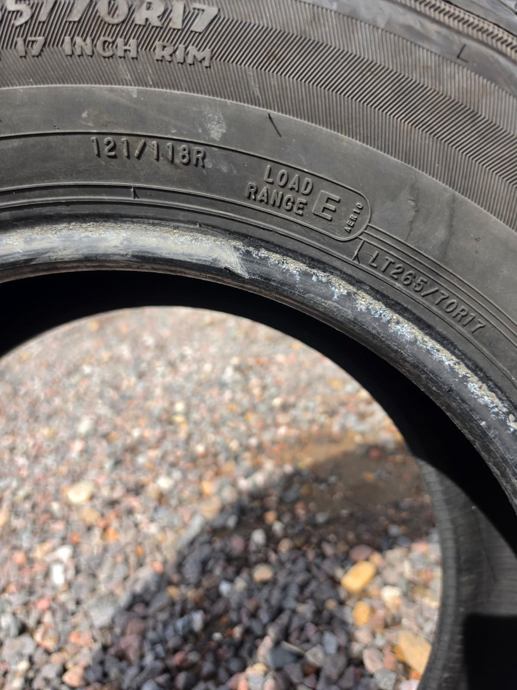 LT265/70R17 Single (1 Used Tire) Service Central Mesa A/P2