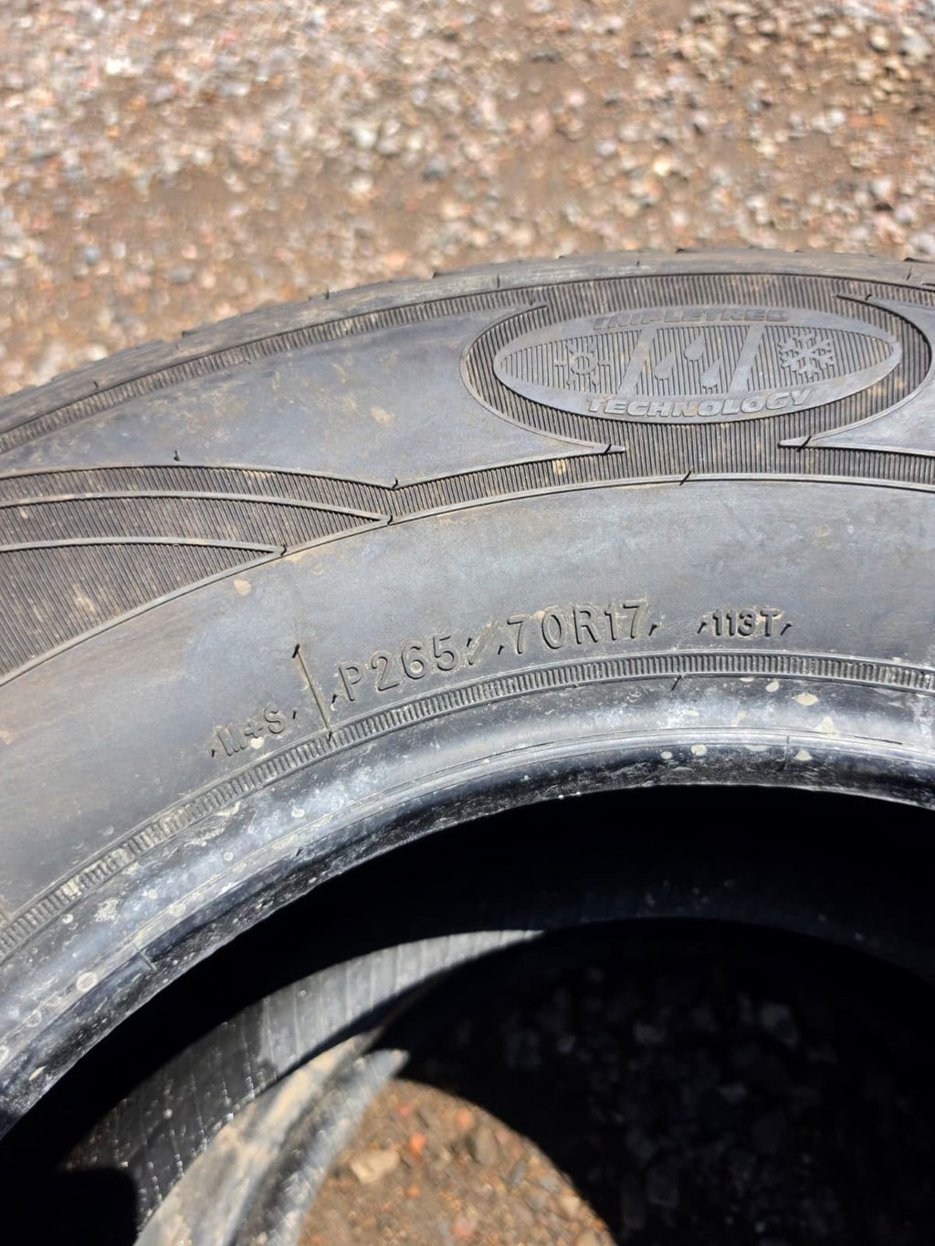 265/70R17 Single (1 Used Tire)  Goodyear Assurance