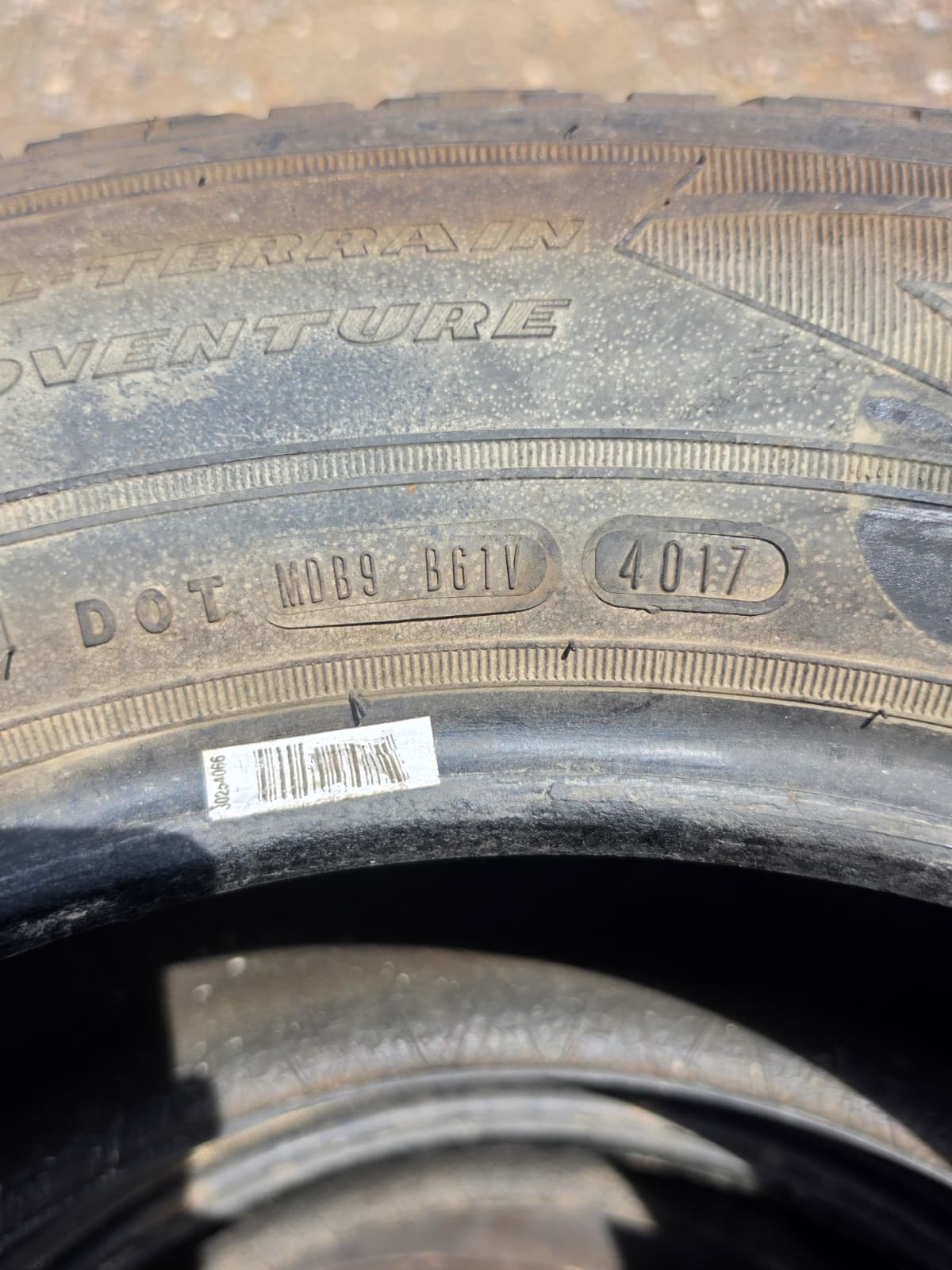 LT275/65R18 Set (4 Used Tires) Goodyear Wrangler