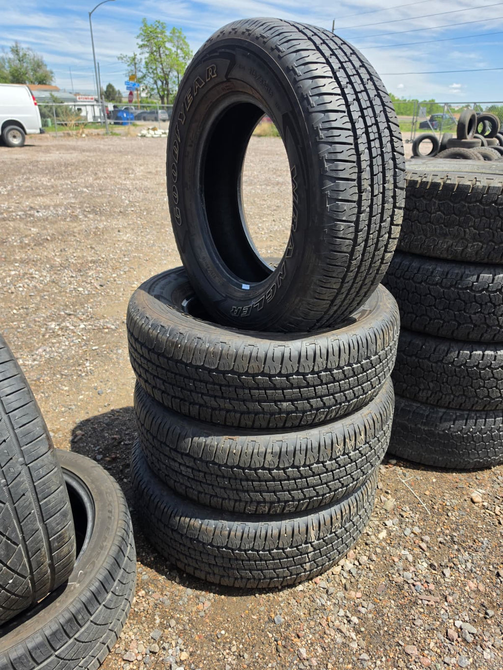275/65R18 Set (4 Used Tires) Goodyear Wrangler Fortitude HT