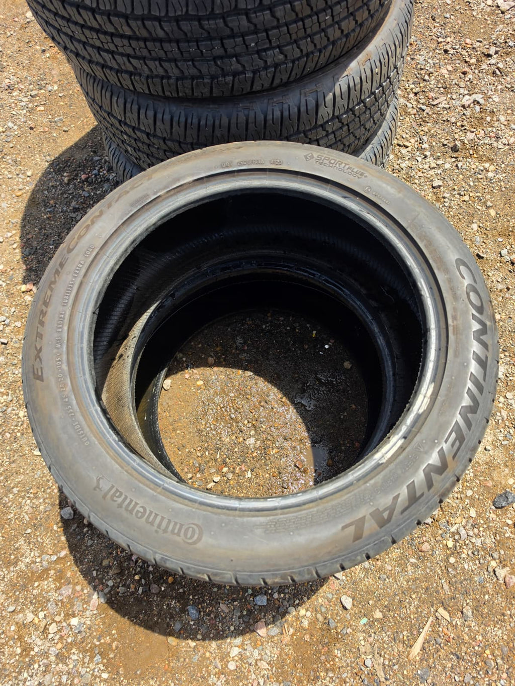 255/45ZR20 Pair (2 Used Tires) Continental ExtremeContact