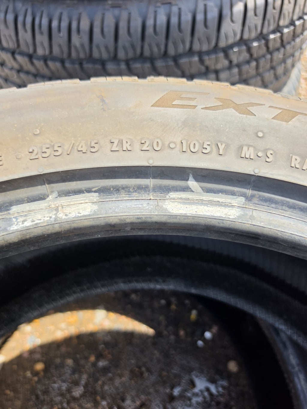 255/45ZR20 Pair (2 Used Tires) Continental ExtremeContact