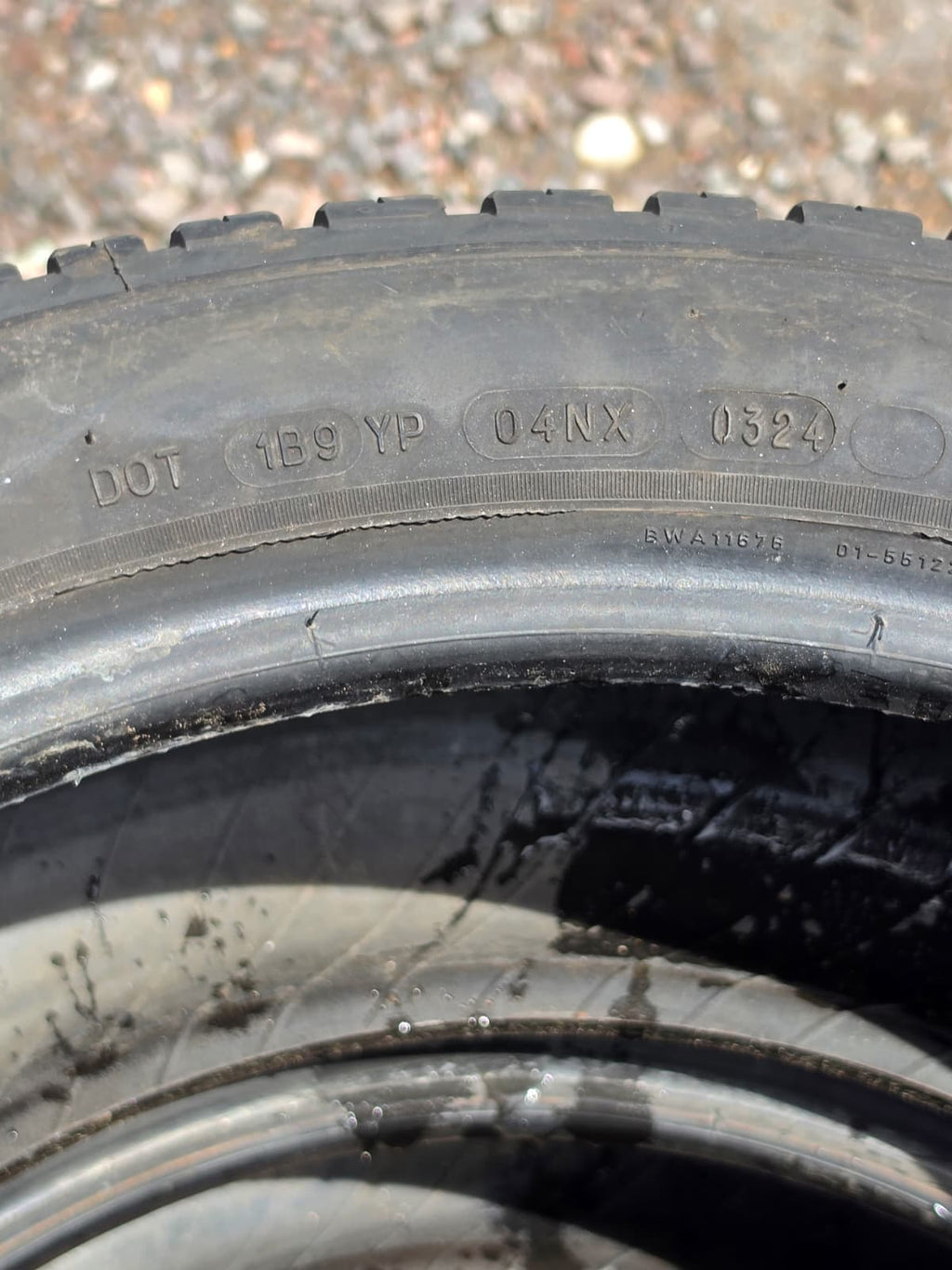 245/45R19 Pair (2 Used Tires) Michelin Cross Climate2