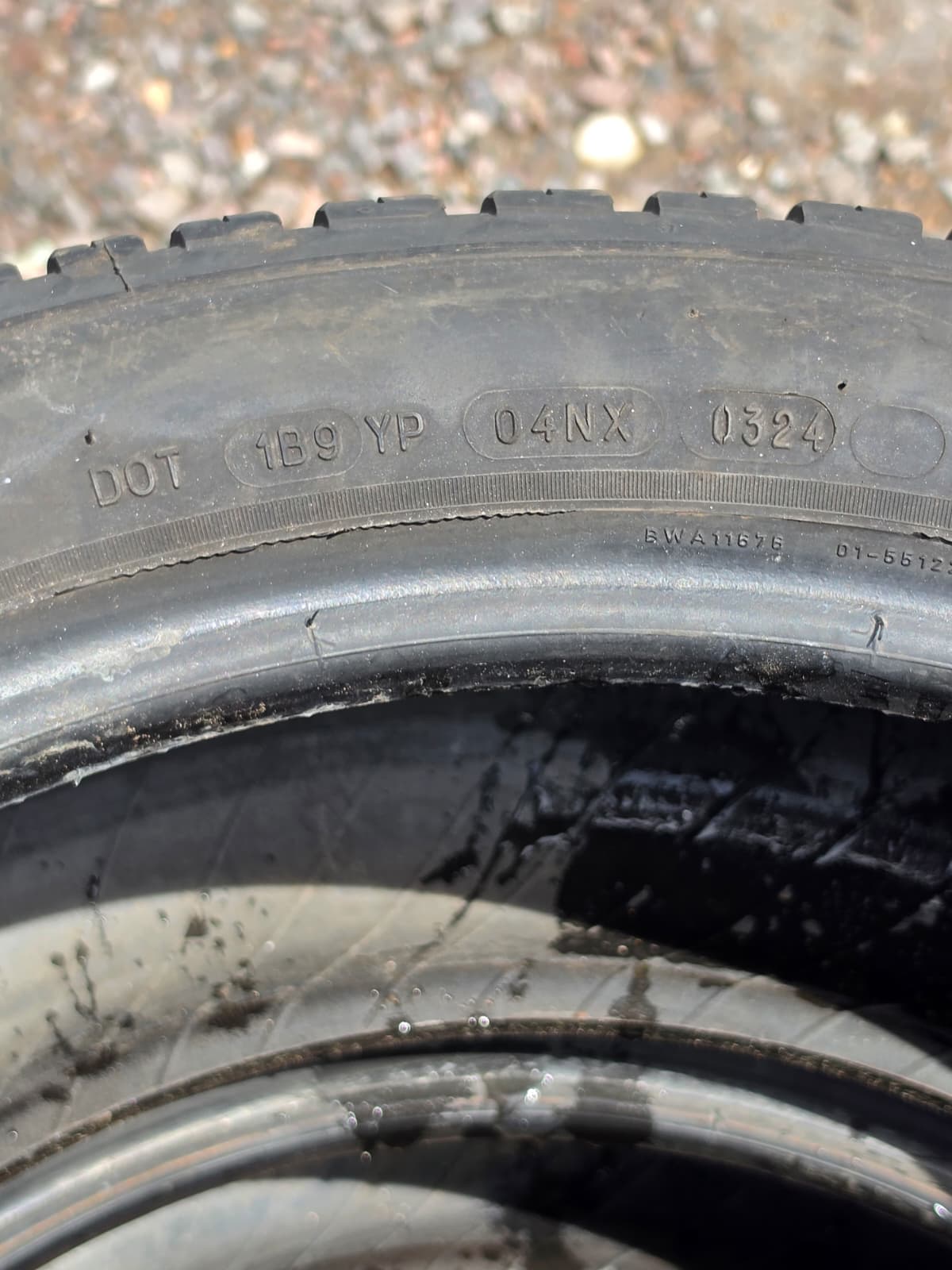 245/45R19 Pair (2 Used Tires) Michelin Cross Climate2