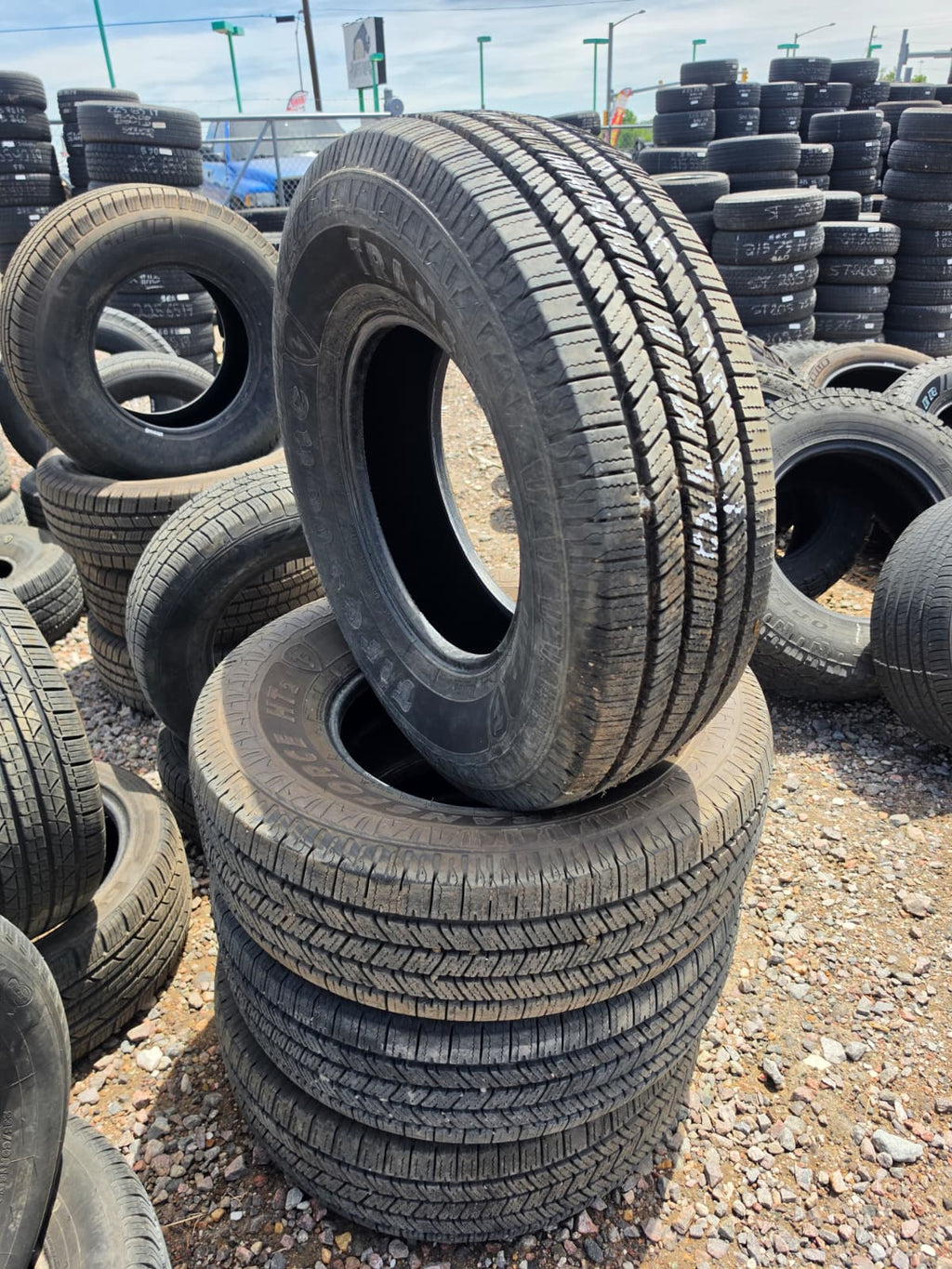 LT265/75R16 Set (4 Used Tires) FireStone Transforce HT2