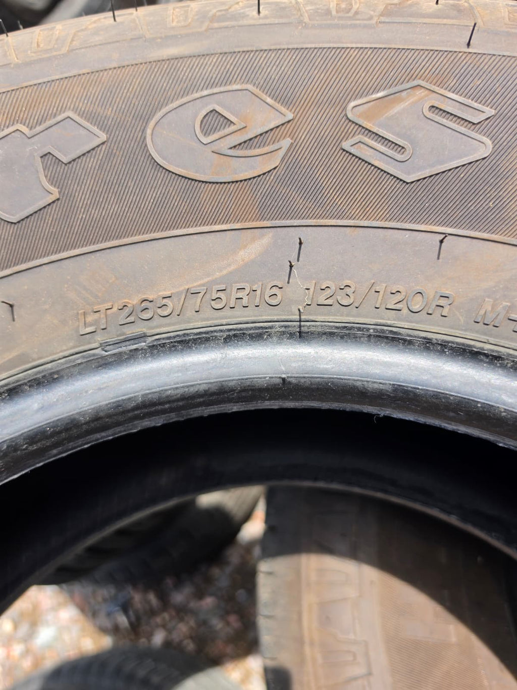 LT265/75R16 Set (4 Used Tires) FireStone Transforce HT2